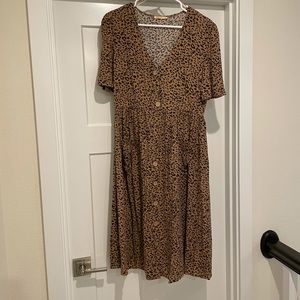 Petal & Pup leopard print dress